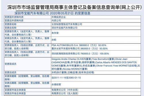 长安PSA正式终结 接盘者宝能汽车将为DS品牌代工