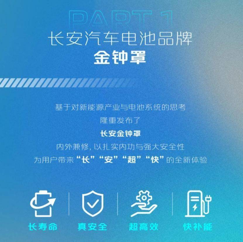 长安汽车发布自研电池品牌 计划到2030年推出8款自研电芯
