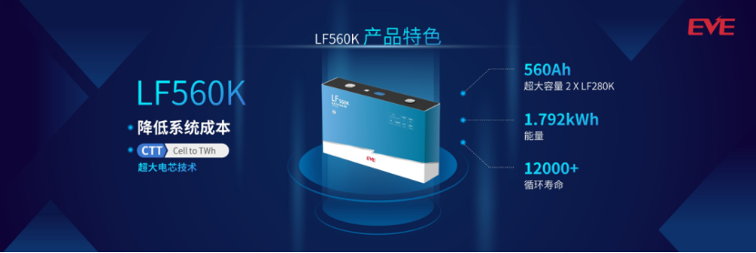 创“芯”驱动发展 引领储能T时代——亿纬锂能发布LF560K储能电池