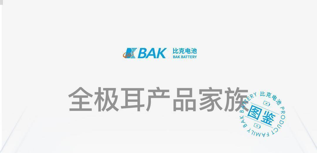 比克电池全极耳家族产品图鉴