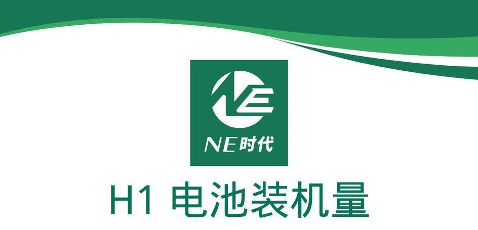 【NE数据】2024年H1乘用车动力电池、PACK装机量：宁德时代、弗迪电池位置无可撼动
