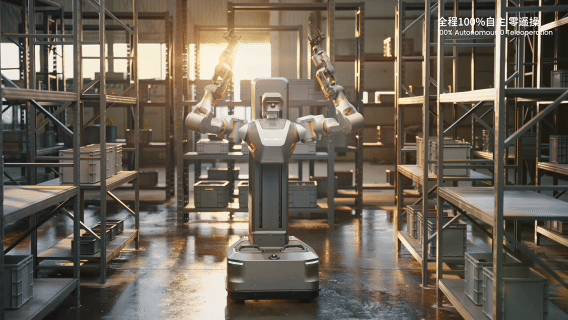 双臂最大50KG负载、零遥操全自主作业,银河通用发布Galbot S1,已落地工厂产线!
