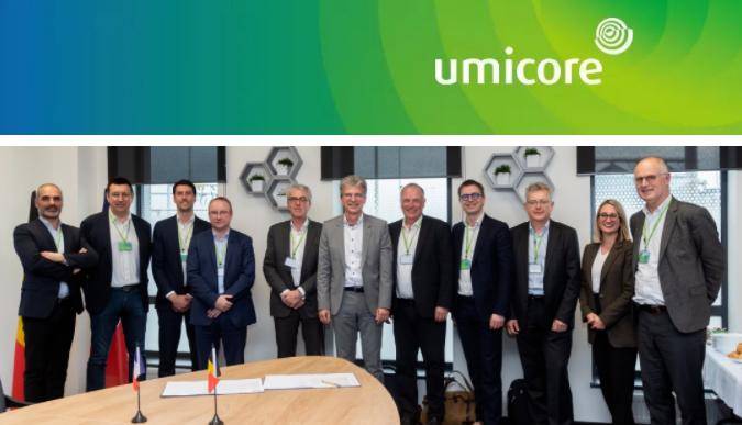 优美科获法国ACC长期订单 每年供应13GWh电池对应正极材料