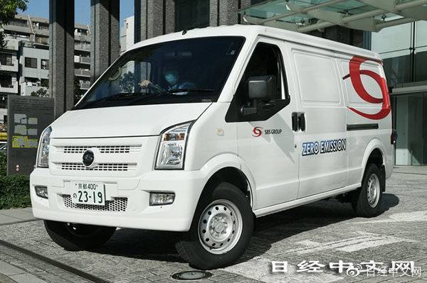 东风小康汽车向日本SBS Holdings供货的纯电动货车（东京都墨田区）